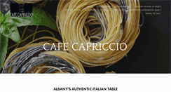Desktop Screenshot of cafecapriccio.com